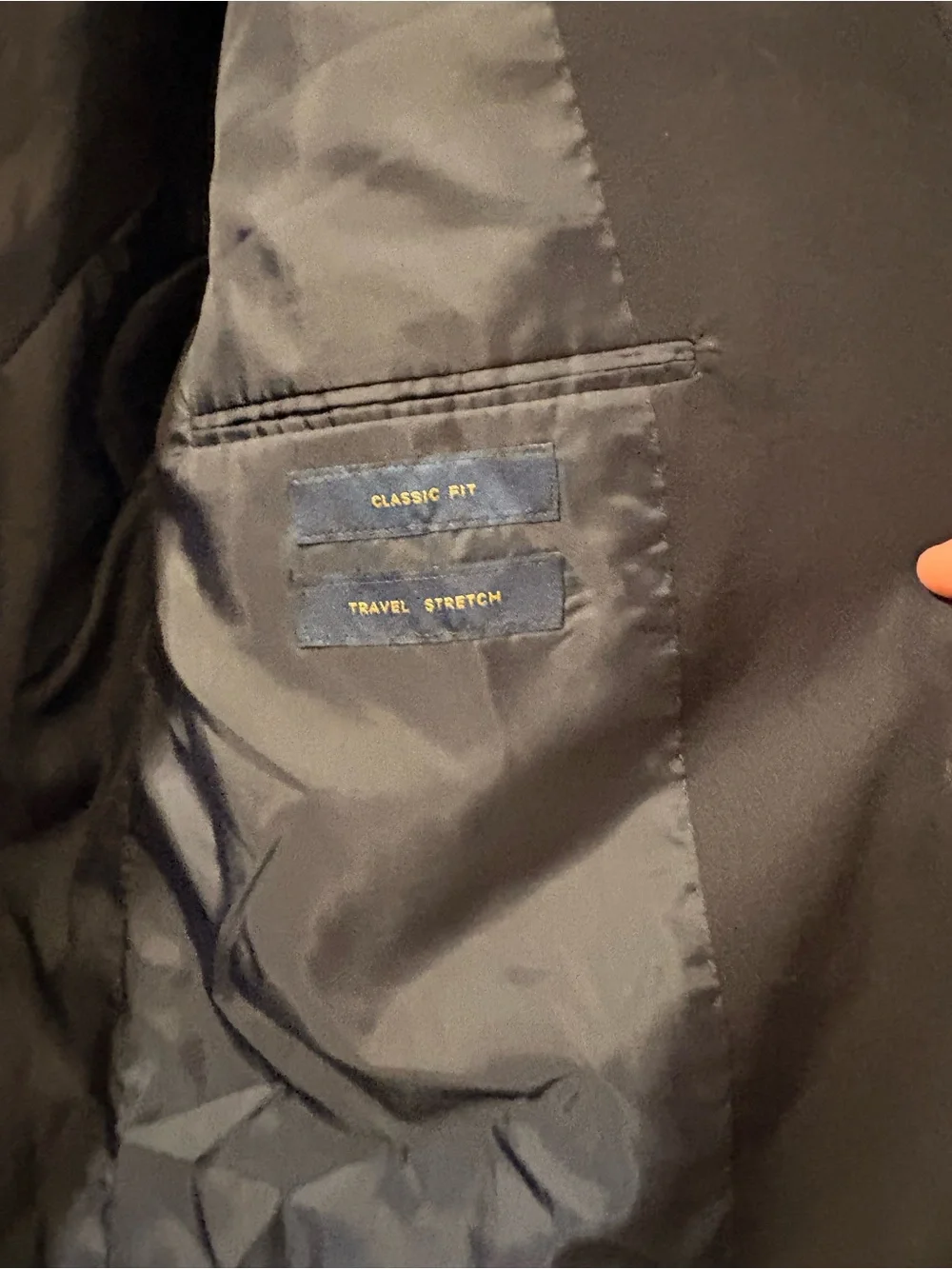 Stafford Men’s Black Two-Button Sport Coat